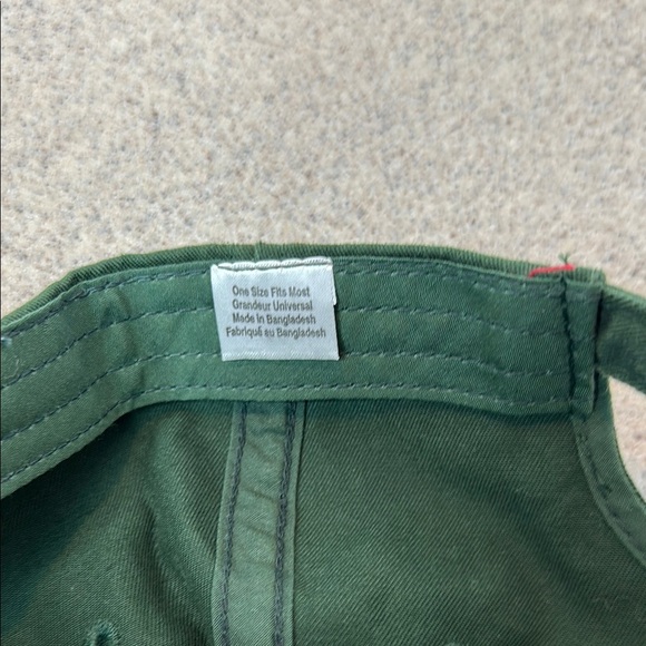 Cabela's Dark Green Cap with Yellow Logo, OSFM - Picture 6 of 7